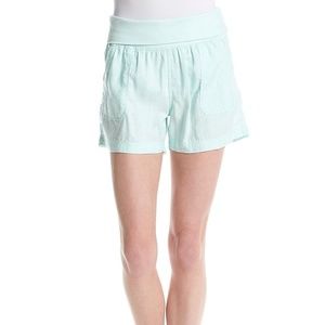 Calvin Klein Performance fold over linen shorts